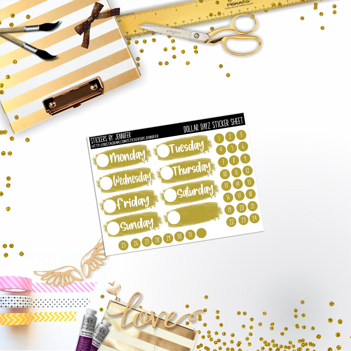 Deco Mini DD456 Planner Stickers, Bullet Journal, Functional Planner Stickers, Stationary Stickers
