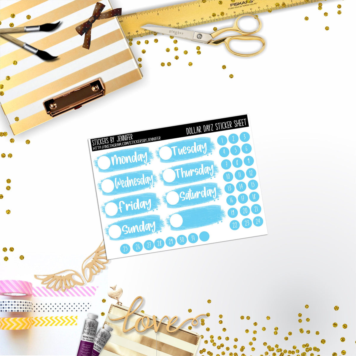 Deco Mini DD483 Planner Stickers, Bullet Journal, Functional Planner Stickers, Stationary Stickers
