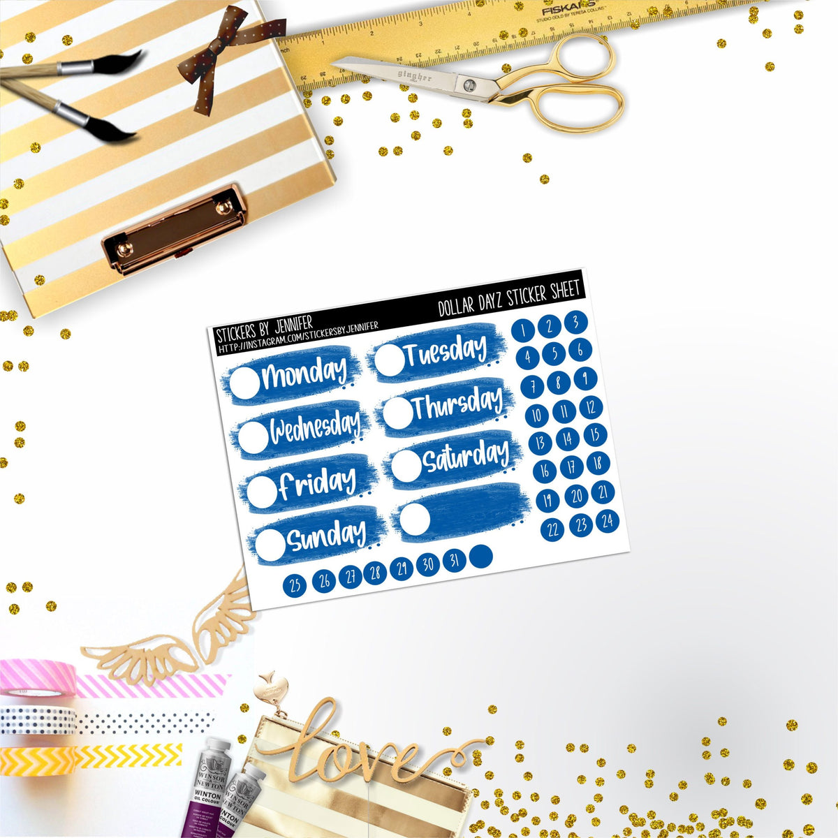 Deco Mini DD488 Planner Stickers, Bullet Journal, Functional Planner Stickers, Stationary Stickers