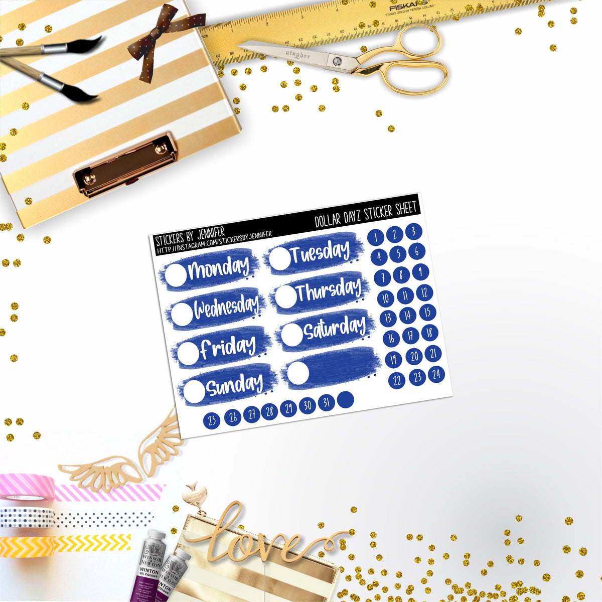 Deco Mini DD489 Planner Stickers, Bullet Journal, Functional Planner Stickers, Stationary Stickers