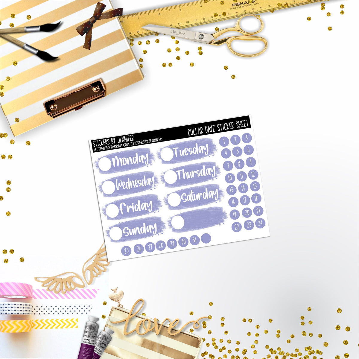 Deco Mini DD494 Planner Stickers, Bullet Journal, Functional Planner Stickers, Stationary Stickers