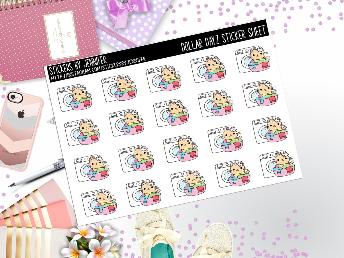 Deco Mini DD660 Planner Stickers, Bullet Journal, Functional Planner Stickers, Stationary Stickers