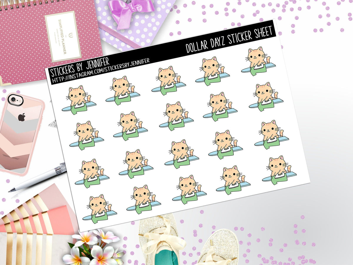 Deco Mini DD661 Planner Stickers, Bullet Journal, Functional Planner Stickers, Stationary Stickers