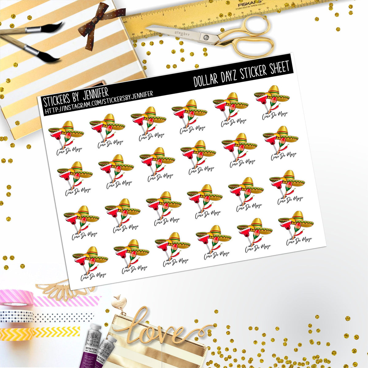 Deco Mini DD671 Planner Stickers, Bullet Journal, Functional Planner Stickers, Stationary Stickers