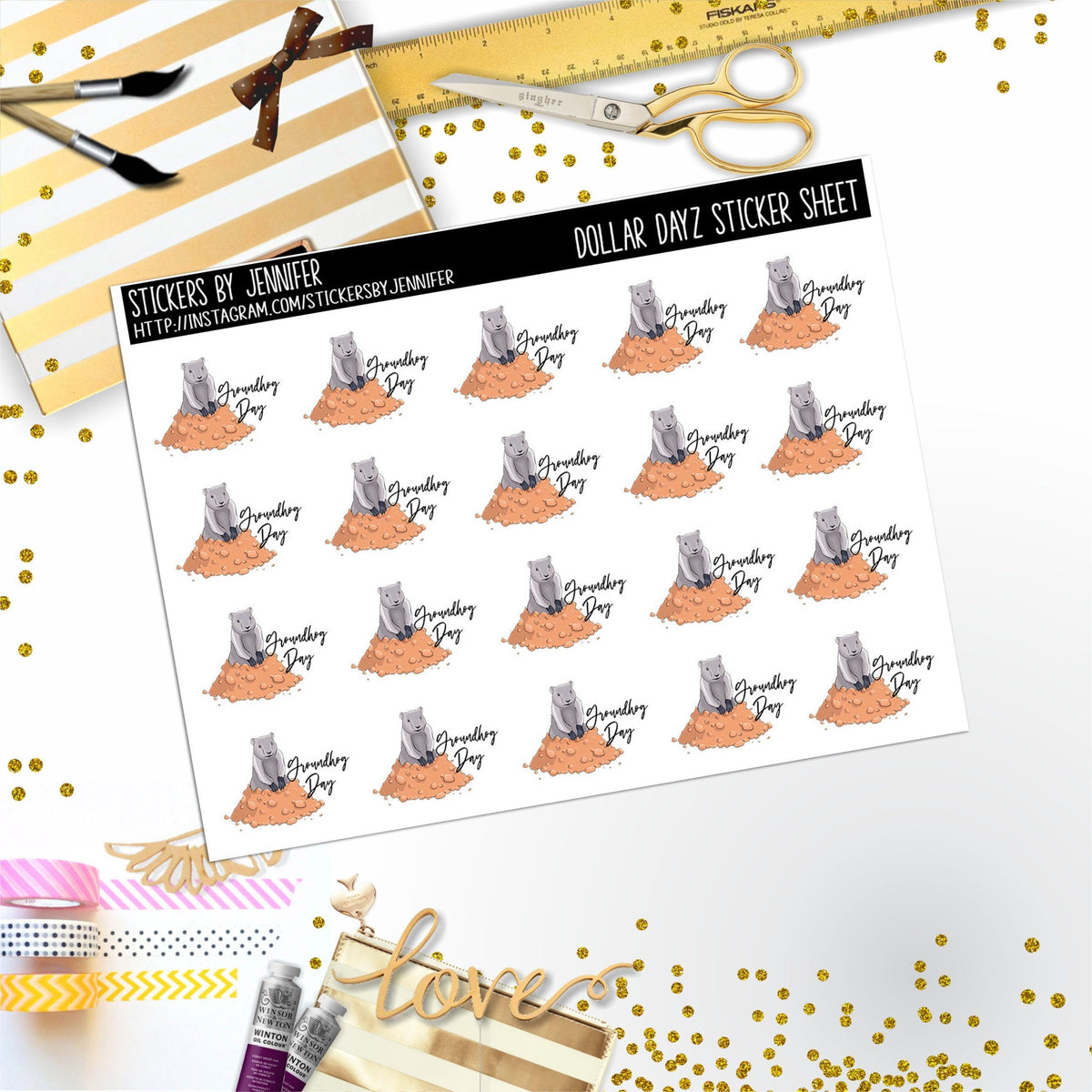 Deco Mini DD676 Planner Stickers, Bullet Journal, Functional Planner Stickers, Stationary Stickers