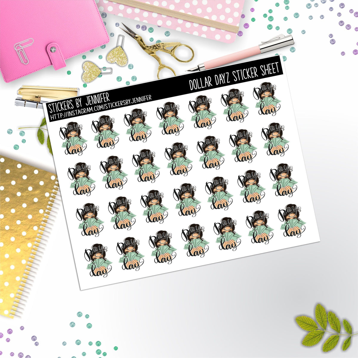 Deco Mini DD680 Planner Stickers, Bullet Journal, Functional Planner Stickers, Stationary Stickers
