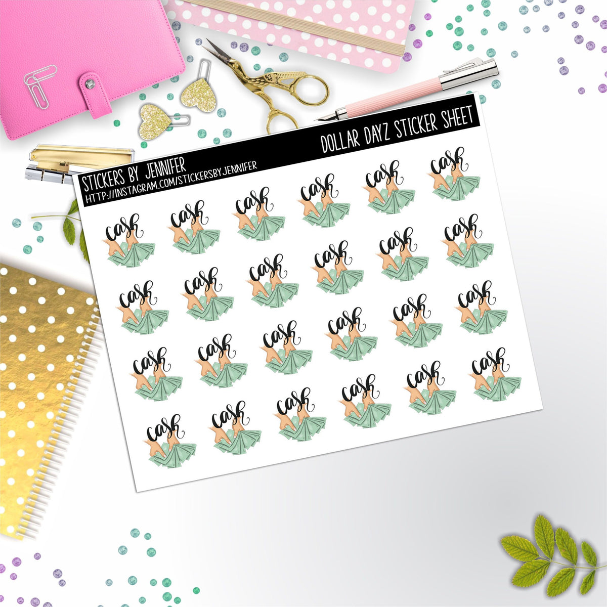 Deco Mini DD686 Planner Stickers, Bullet Journal, Functional Planner Stickers, Stationary Stickers