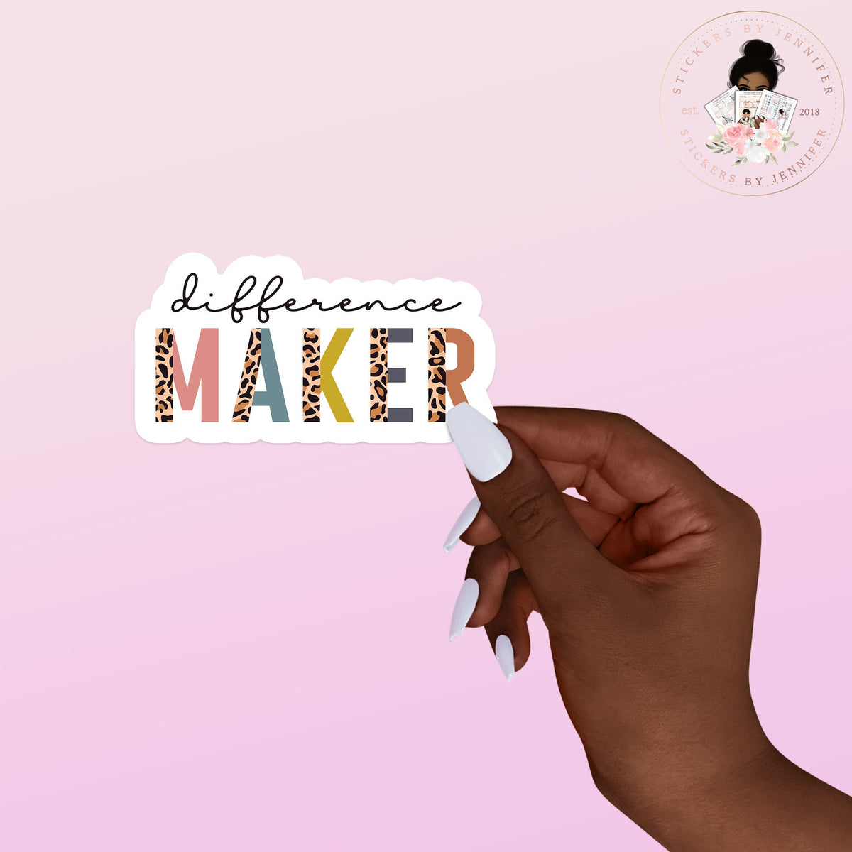 Difference Maker Vinyl Sticker