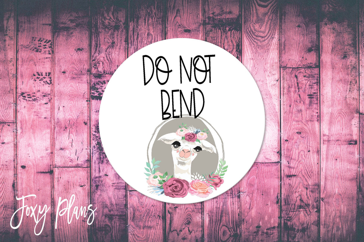 Do Not Bend, Small Business Stickers, Circle Stickers, Stationary Stickers, Functional Planner Stickers, Envelope Stickers
