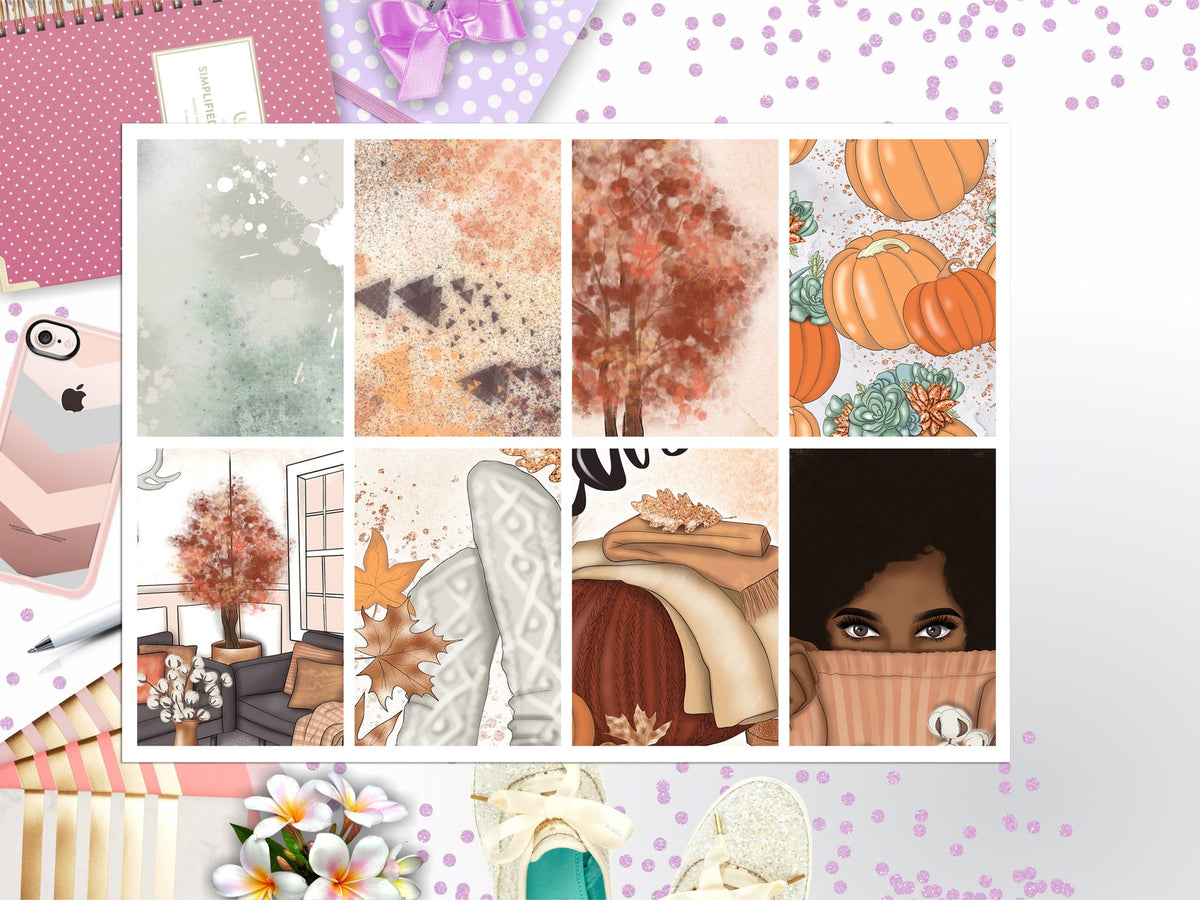 Fall Life Full Box Big Happy Planner, Erin Condren, Classic Happy Planner