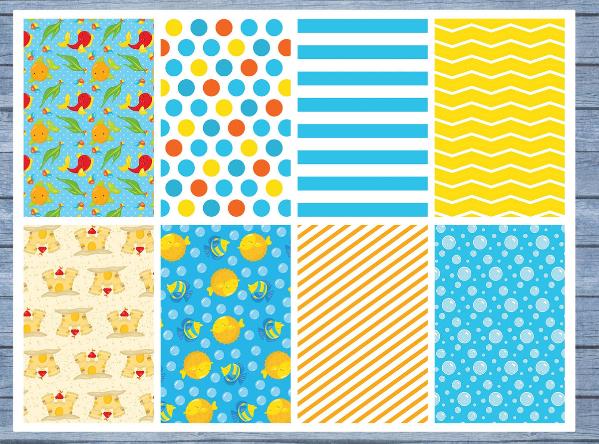 Fish Tank Full Box Planner Stickers, Big Happy Planner, Erin Condren, Classic Happy Planner