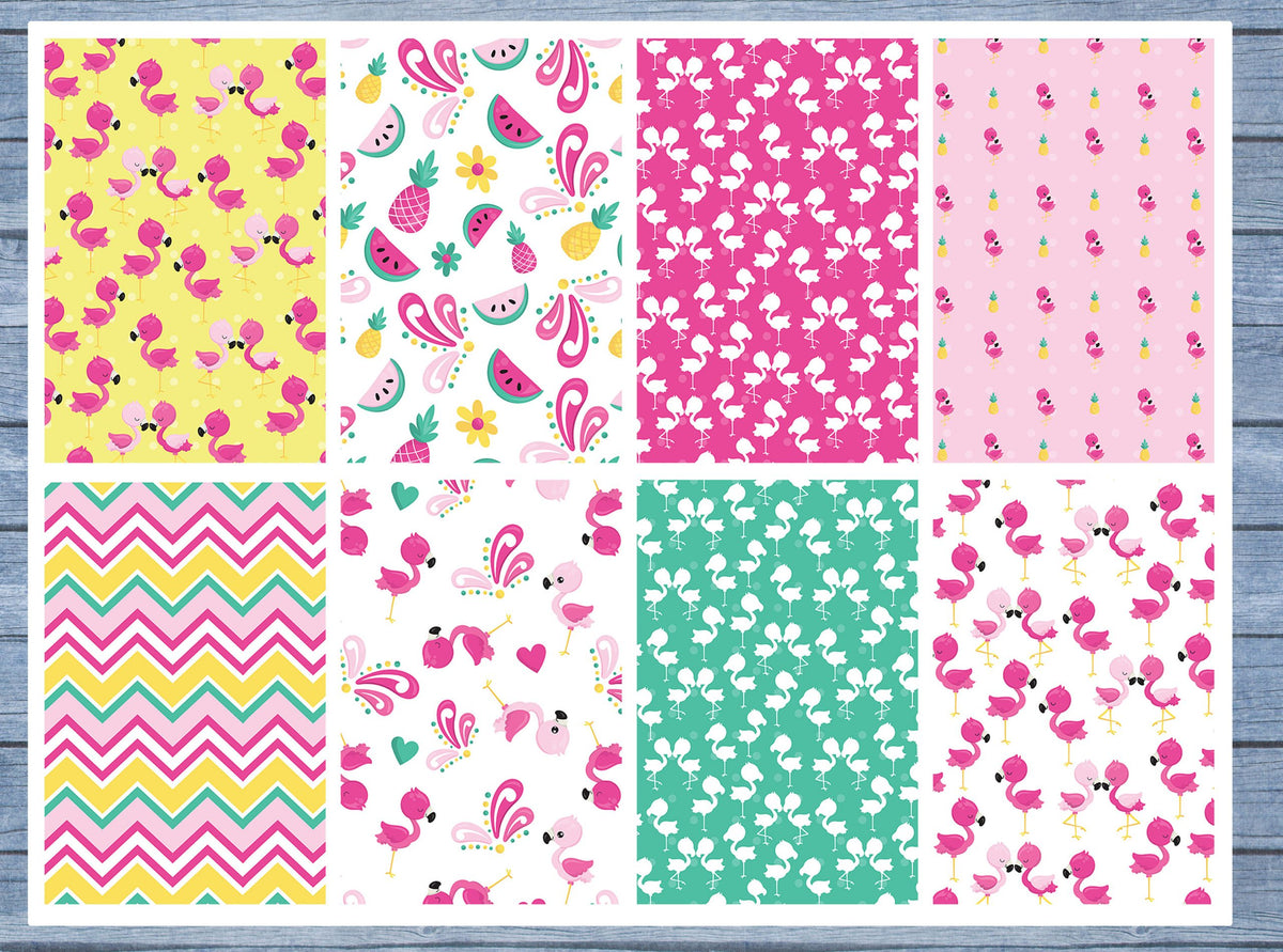Flamingo Full Box Planner Stickers, Big Happy Planner, Erin Condren, Classic Happy Planner