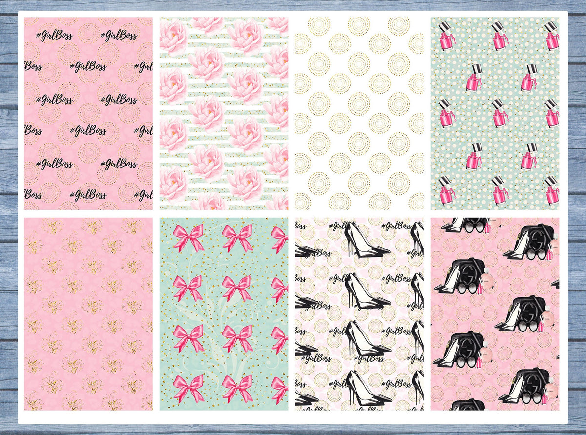 Glamour Full Box Planner Stickers, Big Happy Planner, Erin Condren, Classic Happy Planner