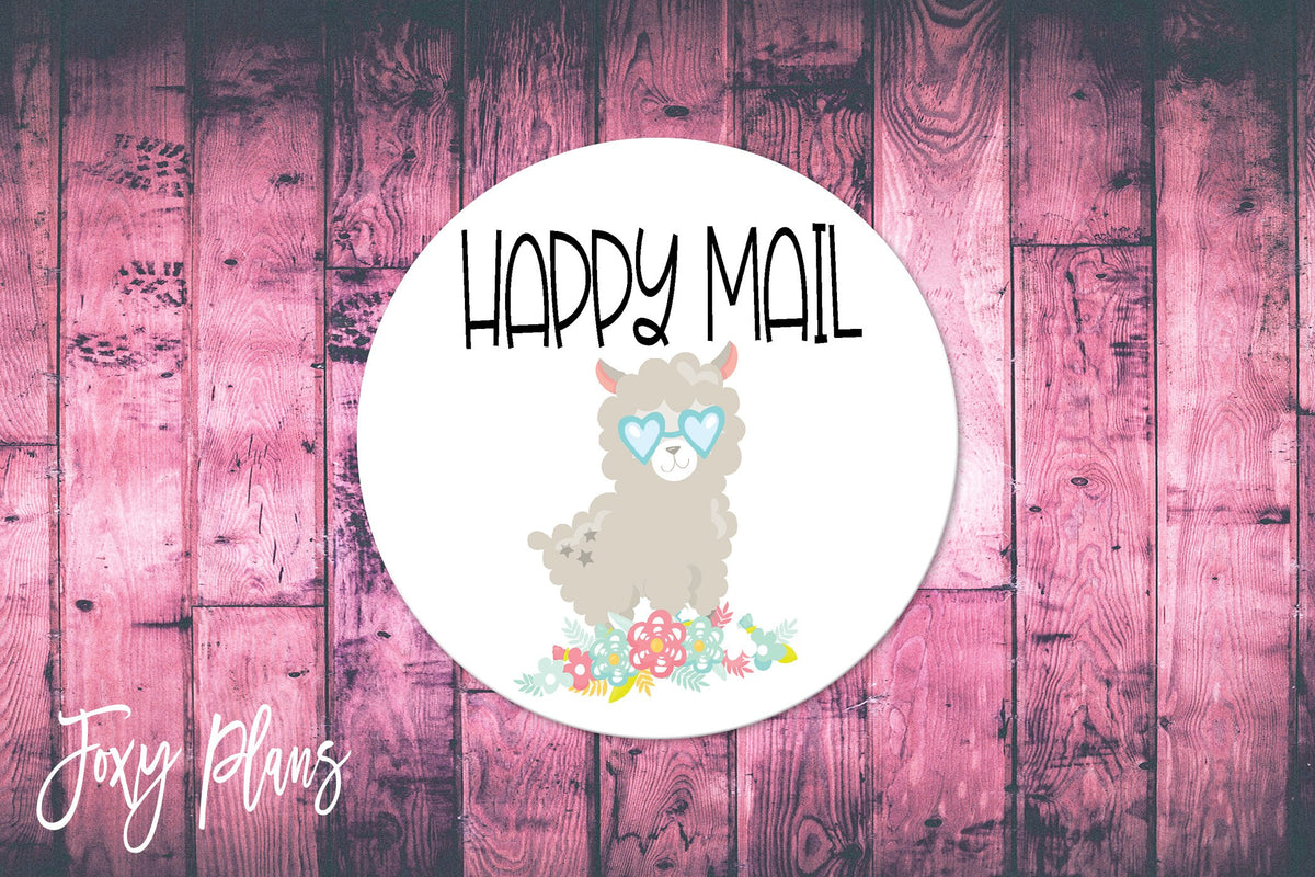 Happy Mail, Small Business Envelope Stickers