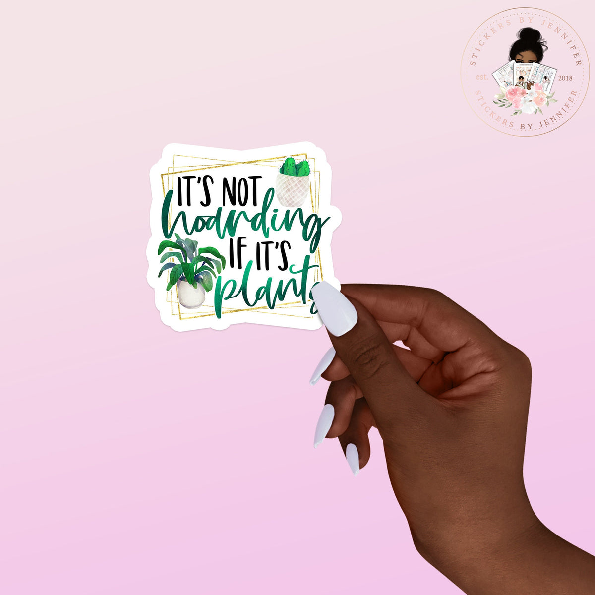 Hoarding Plants Vinyl Sticker