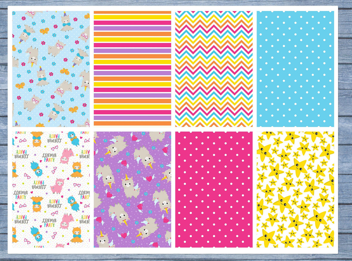 Llama Unicorn Party Full Box Planner Stickers, Big Happy Planner, Erin Condren, Classic Happy Planner, Mini Happy Planner