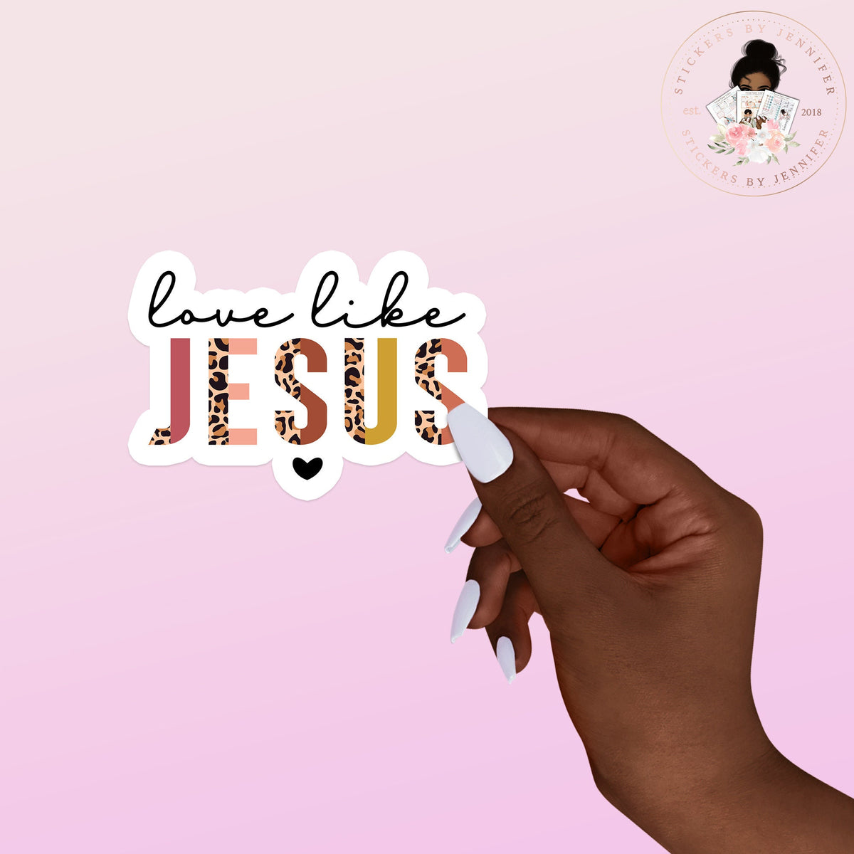 Love Like Jesus Vinyl Sticker