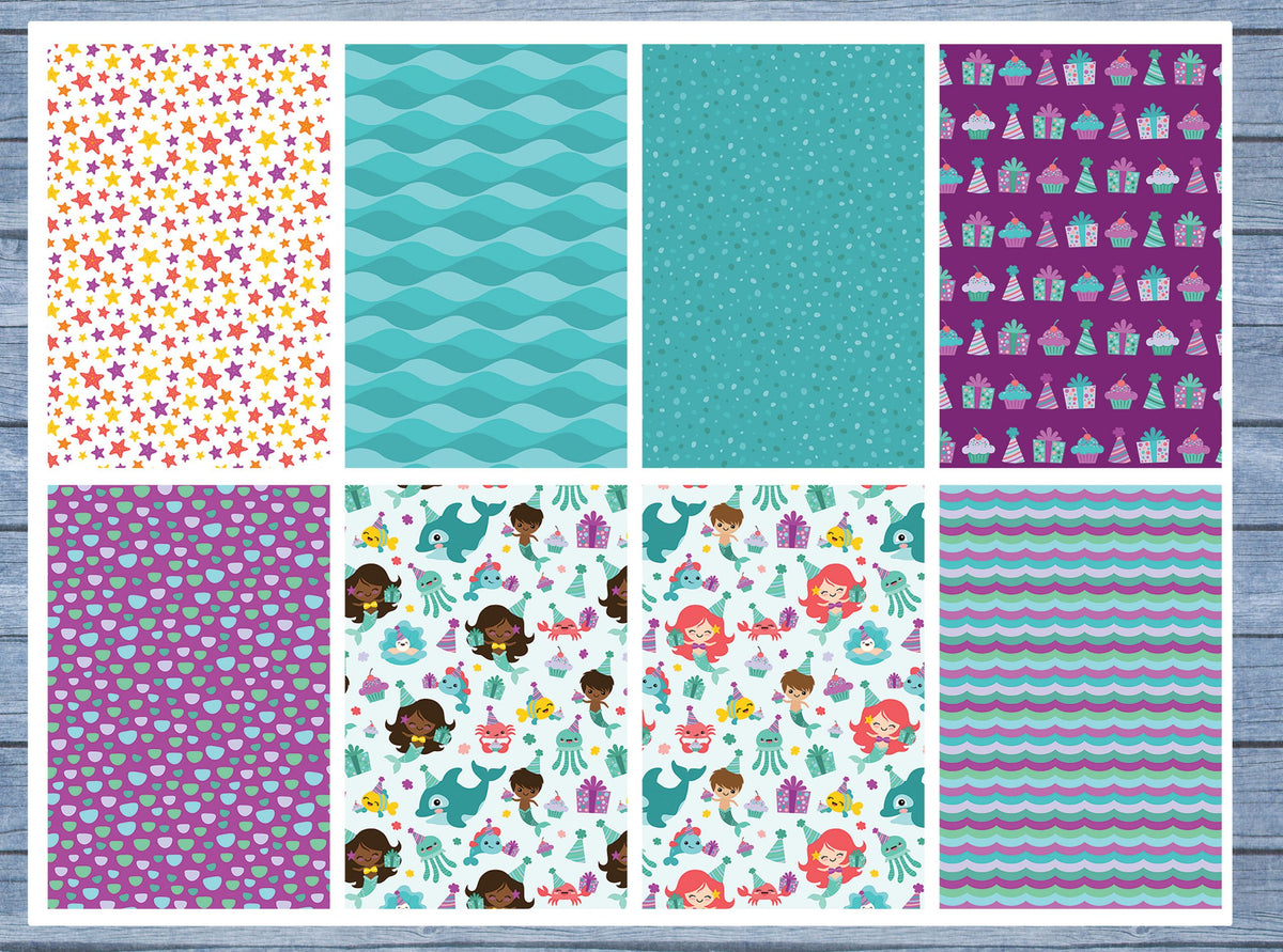 Mermaid Full Box Planner Stickers, Big Happy Planner, Erin Condren, Classic Happy Planner