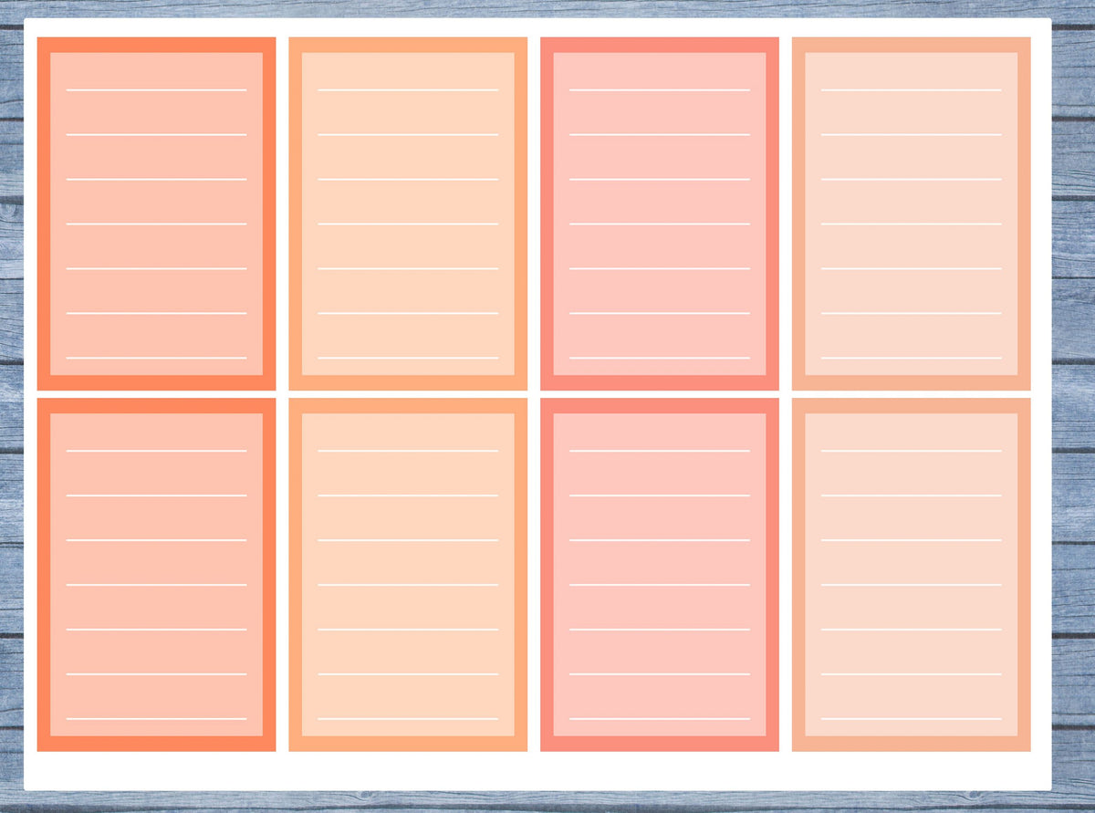 Outlined Full Box Planner Stickers, Full Box Planner Stickers, Functional Planner Stickers, Journal Stickers, Stationary Stickers