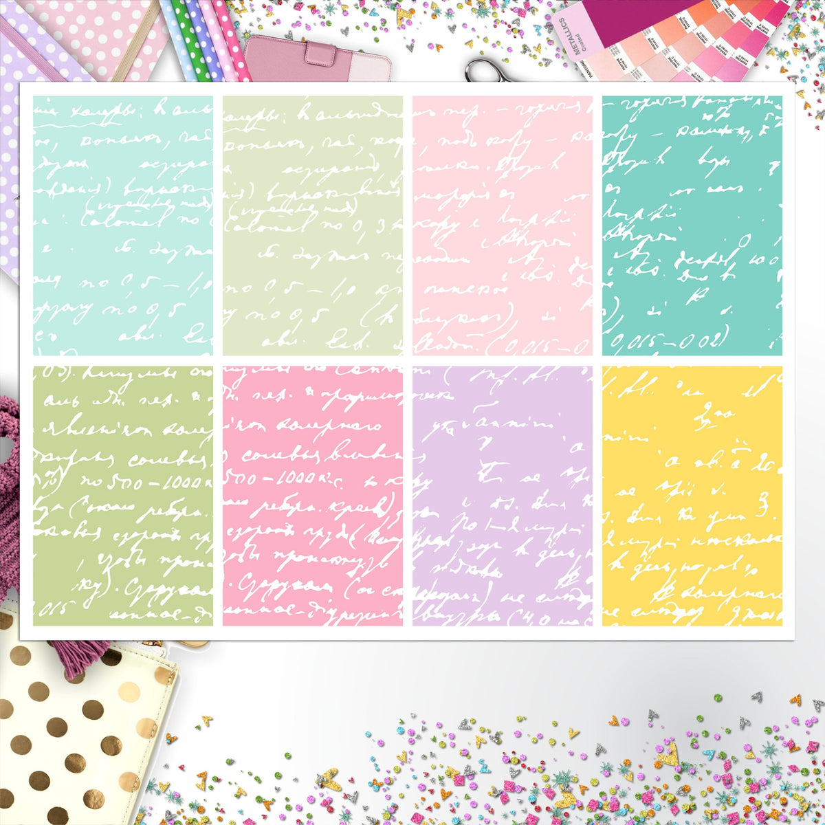 Pastel Colors Full Box Big Happy Planner, Erin Condren, Classic Happy Planner