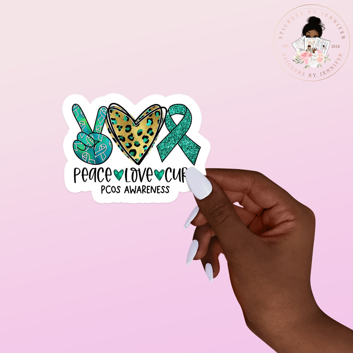 PCOS Awareness Vinyl Sticker