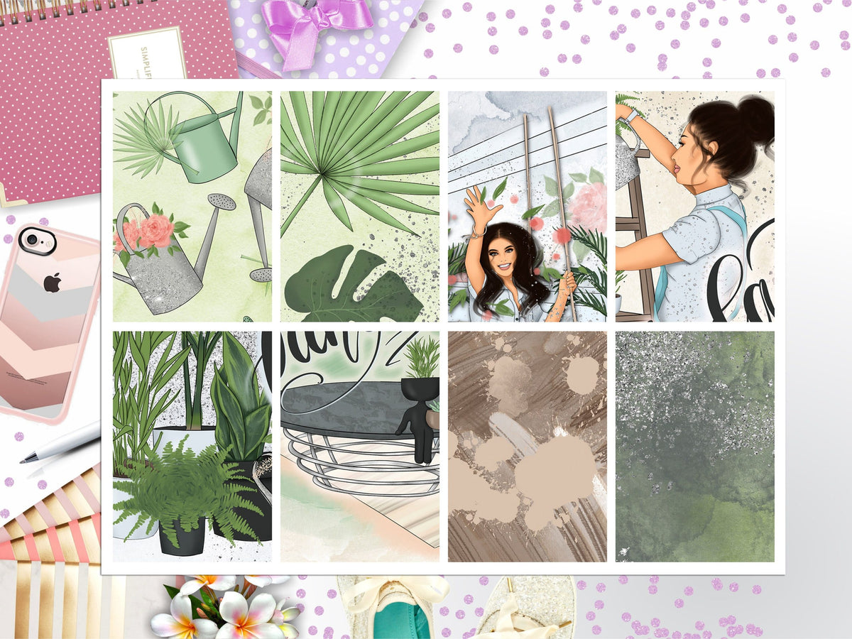 Plant Lady Full Box Big Happy Planner, Erin Condren, Classic Happy Planner