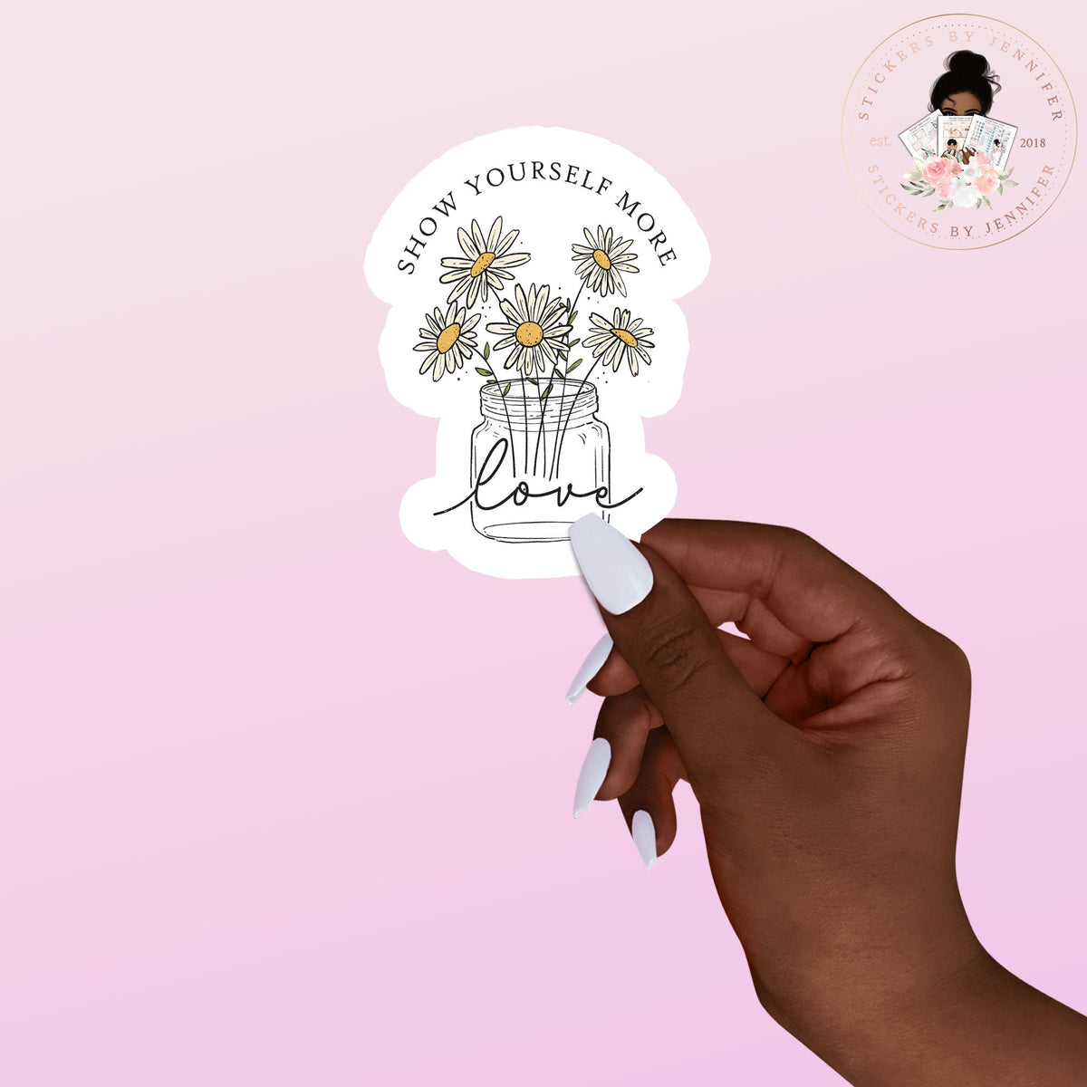 Self-Care Vinyl Sticker