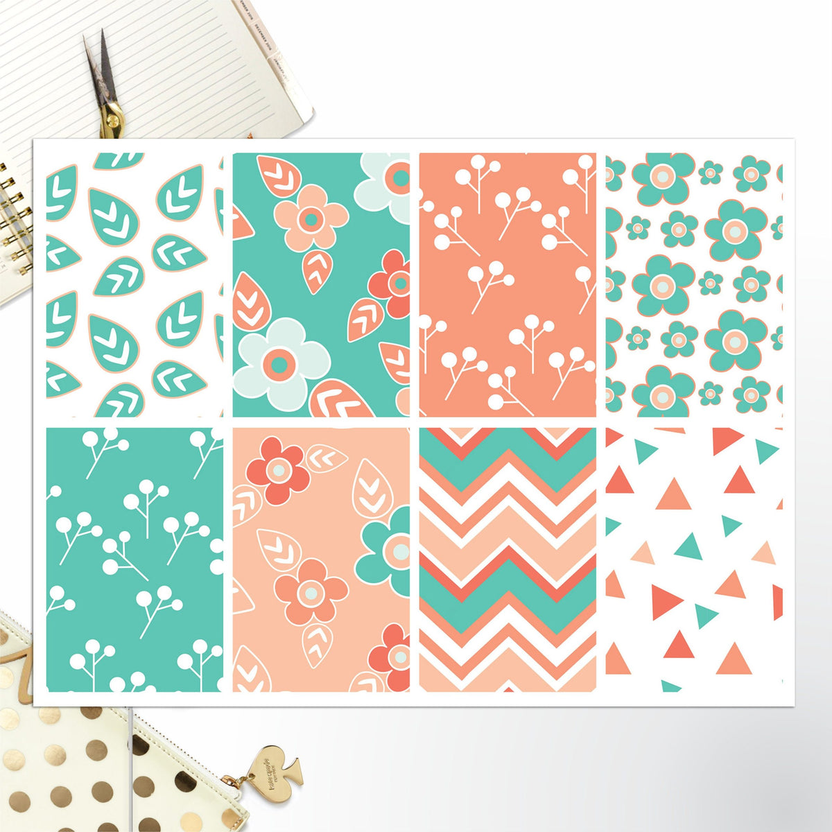 Spring Bloom Full Box Big Happy Planner, Erin Condren, Classic Happy Planner