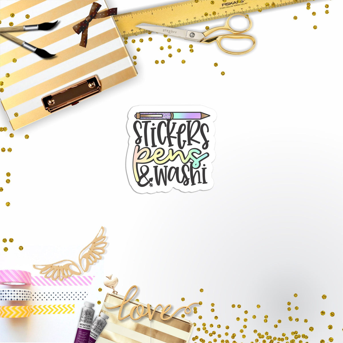 Stickers Pens Washi Vinyl Sticker