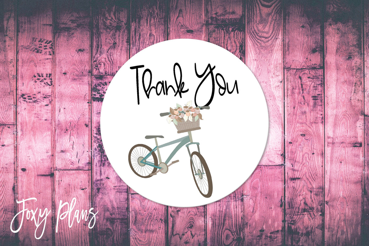 Thank You, Small Business Stickers, Circle Stickers, Stationary Stickers, Functional Planner Stickers, Envelope Stickers