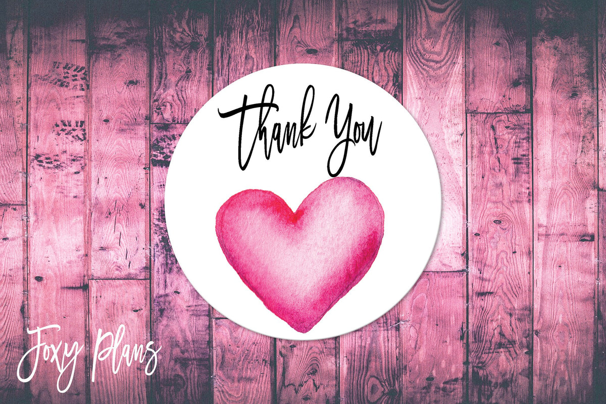 Thank You, Small Business Envelope Stickers