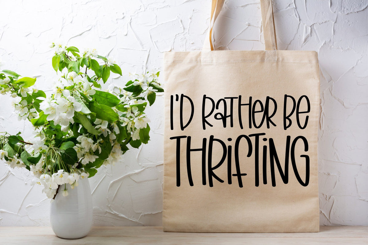 Thrifting Bag 100% Cotton Tote Bag