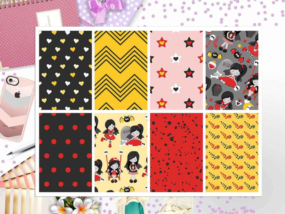 Vampire Full Box Big Happy Planner, Erin Condren, Classic Happy Planner