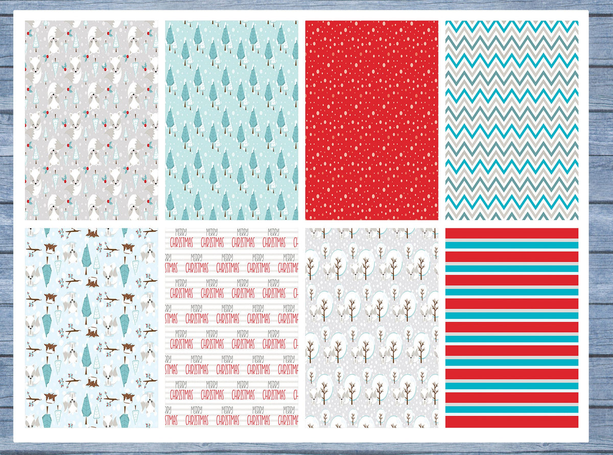Winter Fox Full Box Planner Stickers, Big Happy Planner, Erin Condren, Classic Happy Planner, Mini Happy Planner