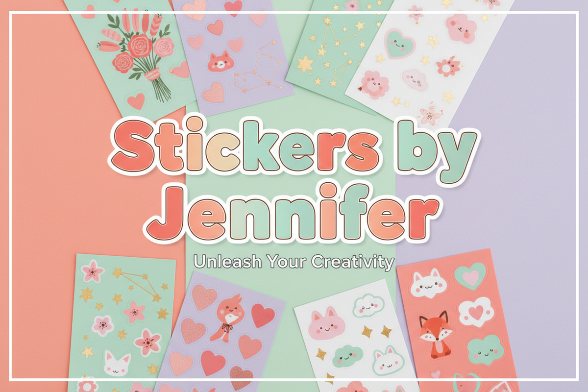 Stickers by Jennifer rebrand
