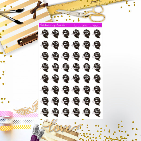 Hair Cut Icon Stickers, Planner Stickers, Journal Stickers, Functional Planner Stickers, Stationary Stickers