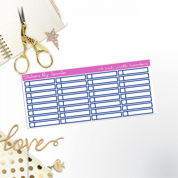 Task Headers,P-10 Planner Stickers