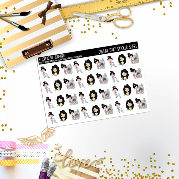 Deco Mini DD011, Planner Stickers, Bullet Journal, Functional Planner Stickers, Stationary Stickers