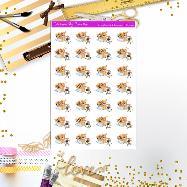 Visit Farm Stickers, Planner Stickers, Journal Stickers, Functional Planner Stickers, Stationary Stickers