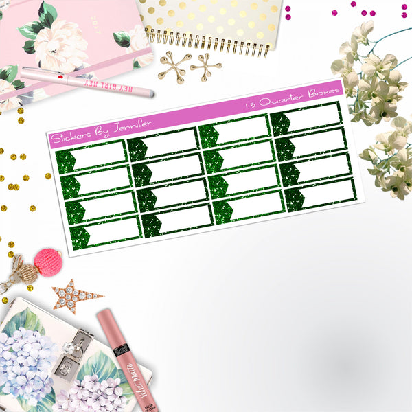 Quarter Boxes 016 Planner Stickers, Journal Stickers, Functional Planner Stickers, Stationary Stickers