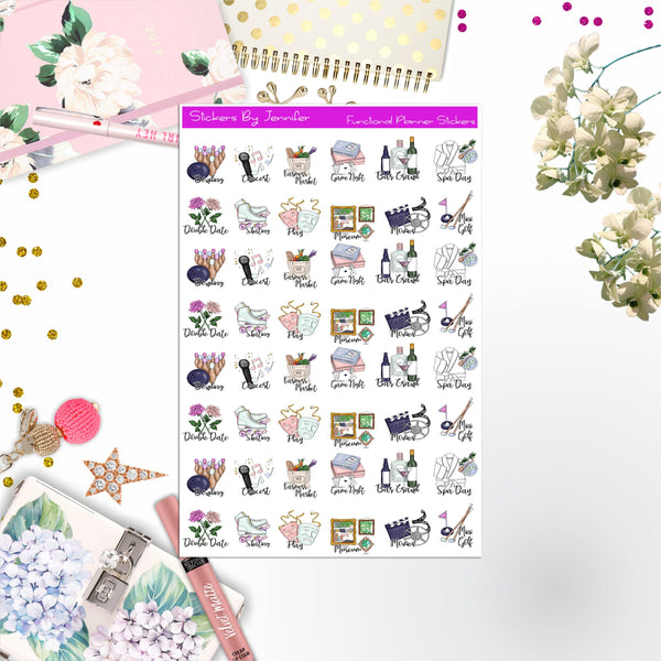 Activity Stickers, Planner Stickers, Journal Stickers, Functional Planner Stickers, Stationary Stickers