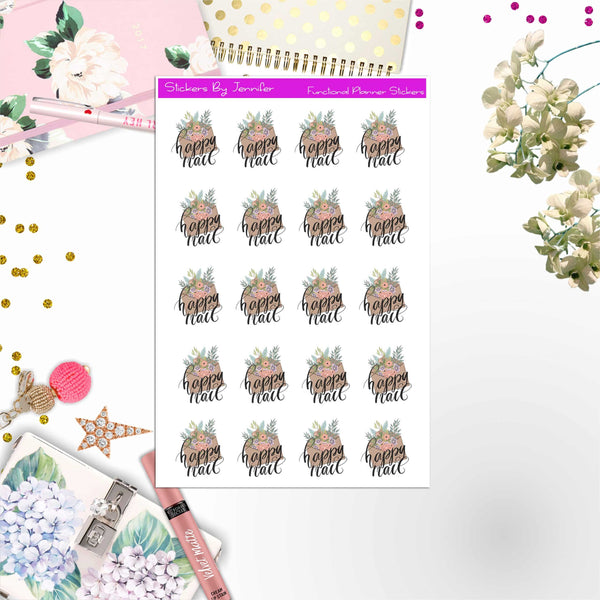 Happy Mail Icon Stickers, Bullet Journal Stickers, Functional Planner Stickers, Stationary Stickers
