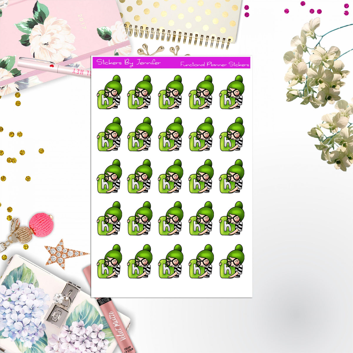 Hulu Stickers, Planner Stickers, Journal Stickers, Functional Planner Stickers, Stationary Stickers