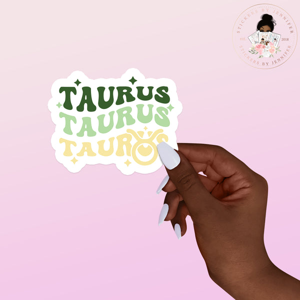 Taurus Zodiac Vinyl Sticker