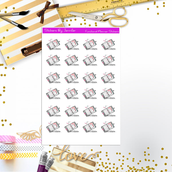 Plan And Organize Stickers, Planner Stickers, Journal Stickers, Functional Planner Stickers, Stationary Stickers