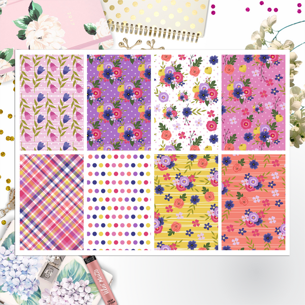 Summer Bloom Full Box Big Happy Planner, Erin Condren, Classic Happy Planner