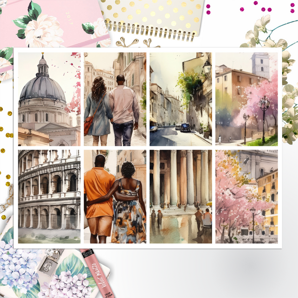 Rome Full Box Big Happy Planner, Erin Condren, Classic Happy Planner