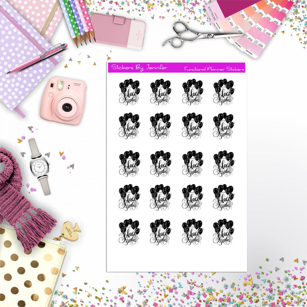 Black Friday Planner Stickers, Bullet Journal Stickers, Functional Planner Stickers, Stationary Stickers