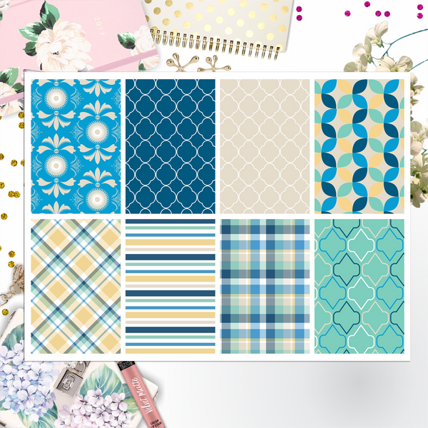 Summer Beach Theme 005 Box Big Happy Planner, Erin Condren, Classic Happy Planner