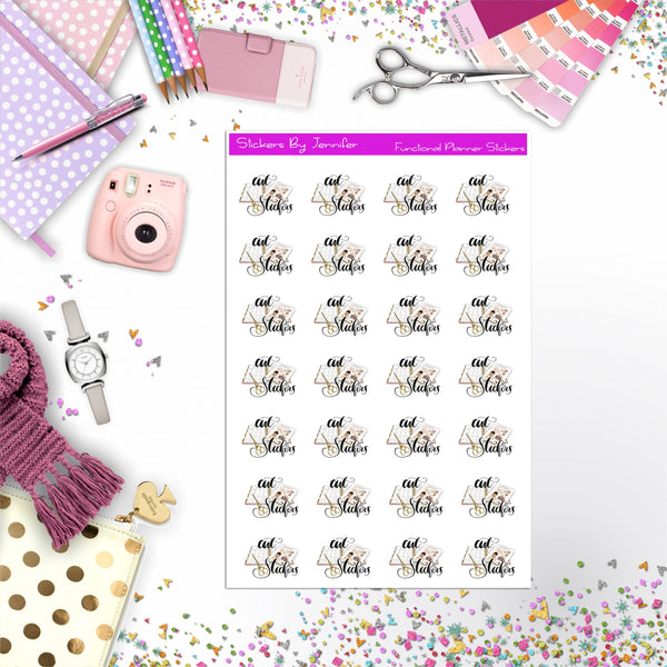 Cut Stickers Icon Planner Stickers, Bullet Journal Stickers, Functional Planner Stickers, Stationary Stickers